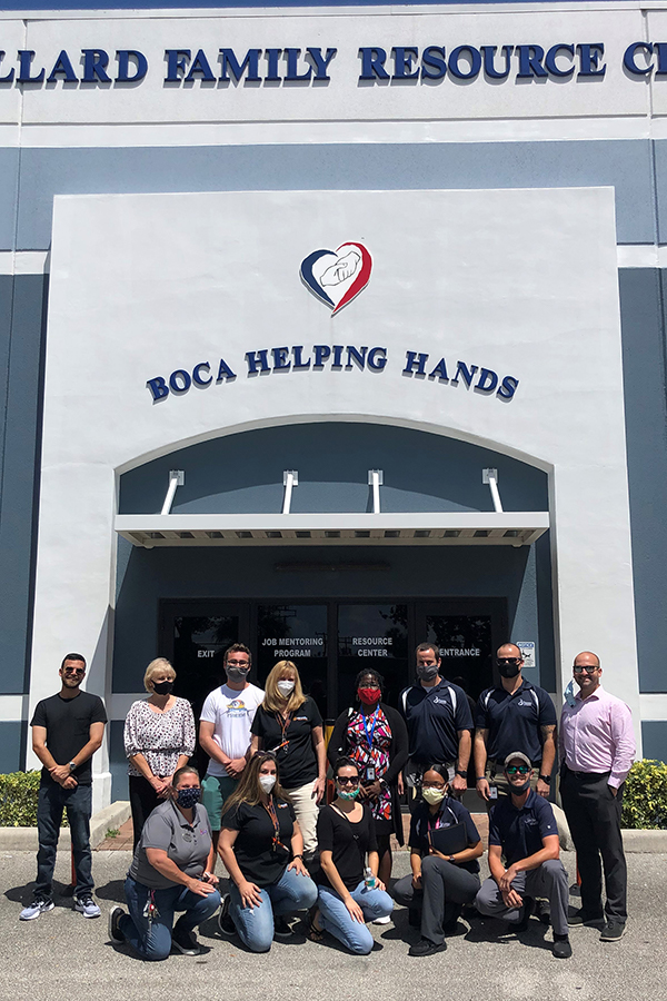 Boca Raton Airport Authority (BRAA) team at Boca Helping Hands